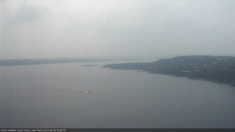 Lake Travis webcam, April 29, 2017 3:30 PM CT