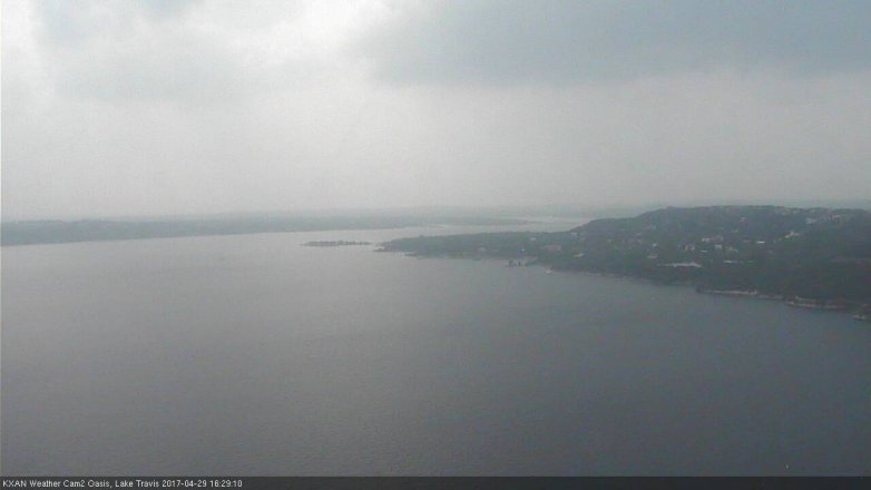 Lake Travis webcam, April 29, 2017 3:50 PM CT