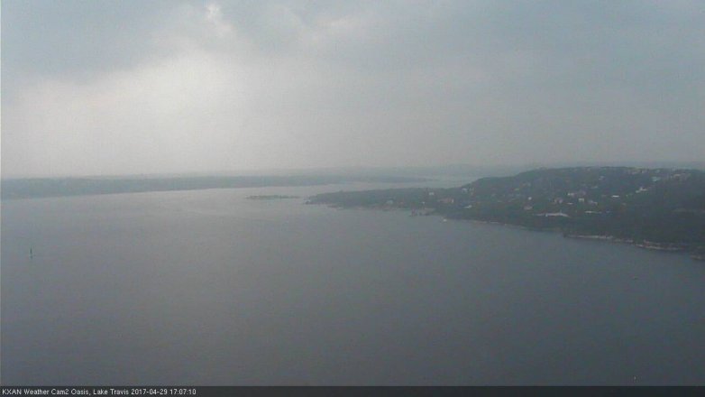 Lake Travis webcam, April 29, 2017 4:15 PM CT