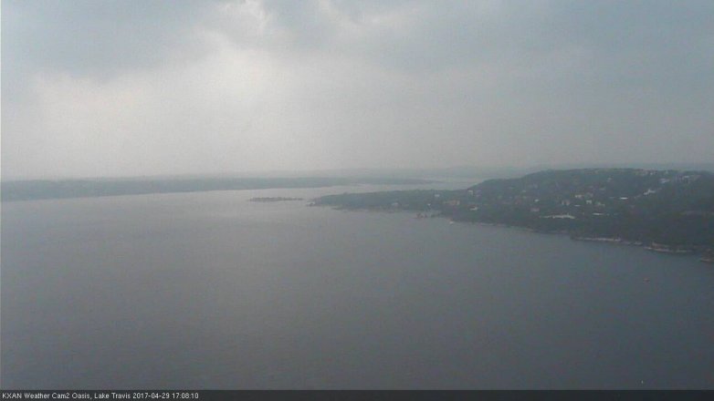 Lake Travis webcam, April 29, 2017 4:35 PM CT