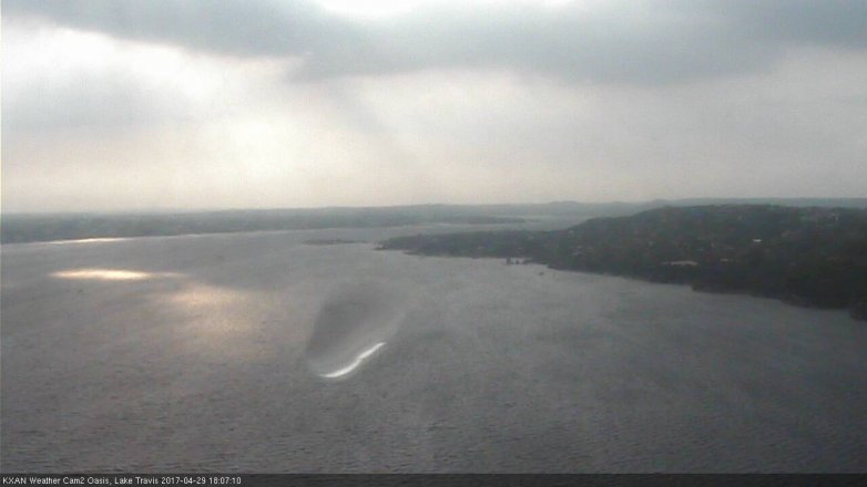 Lake Travis webcam, April 29, 2017 5:20 PM CT