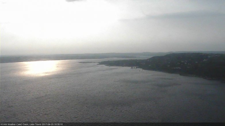 Lake Travis webcam, April 29, 2017 6:00 PM CT