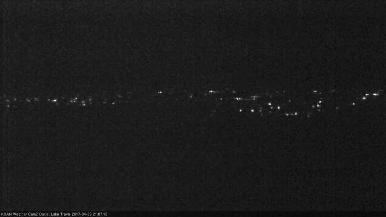 Lake Travis webcam, April 29, 2017 8:20 PM CT