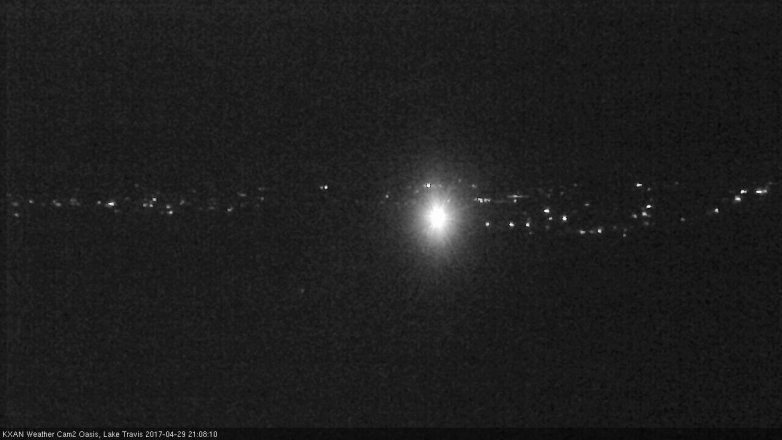 Lake Travis webcam, April 29, 2017 8:40 PM CT
