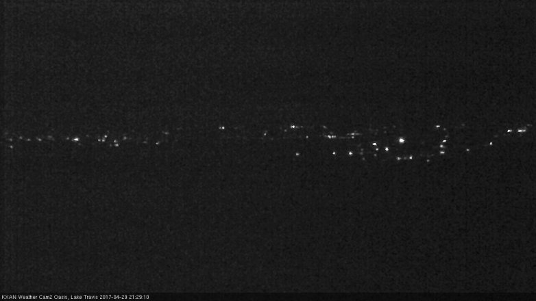 Lake Travis webcam, April 29, 2017 8:55 PM CT
