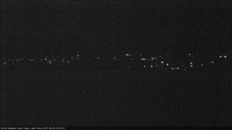 Lake Travis webcam, April 29, 2017 10:35 PM CT