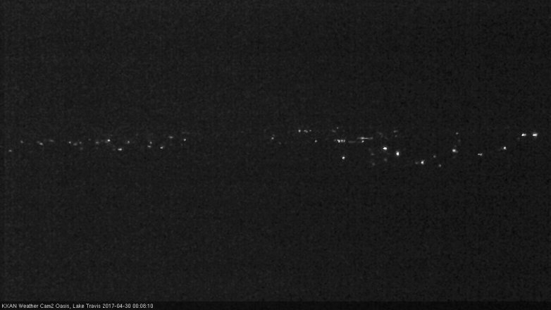 Lake Travis webcam, April 29, 2017 11:25 PM CT