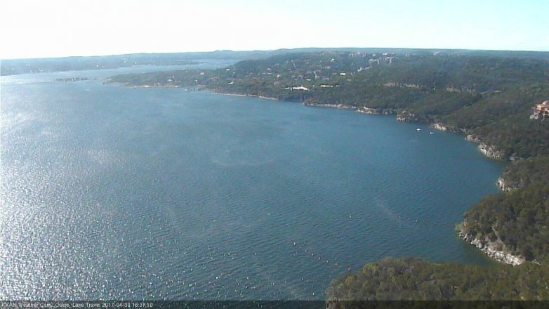 Lake Travis webcam, April 30, 2017 4:00 PM CT
