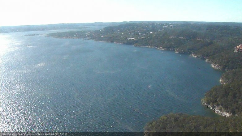 Lake Travis webcam, April 30, 2017 4:15 PM CT