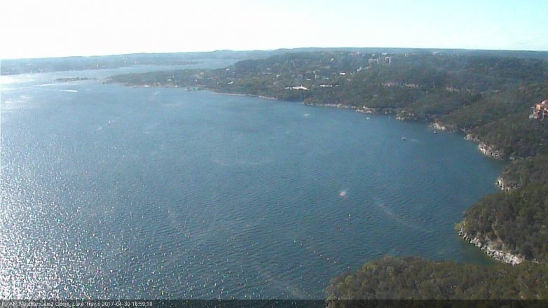 Lake Travis webcam, April 30, 2017 4:20 PM CT