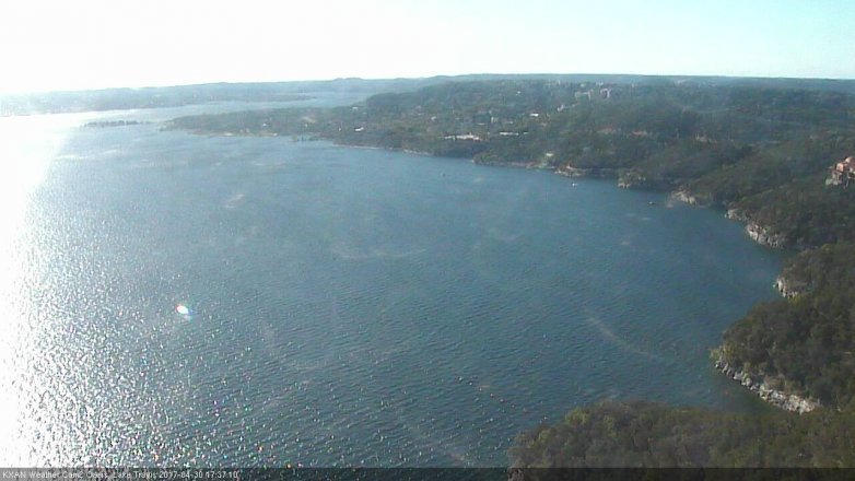 Lake Travis webcam, April 30, 2017 5:00 PM CT
