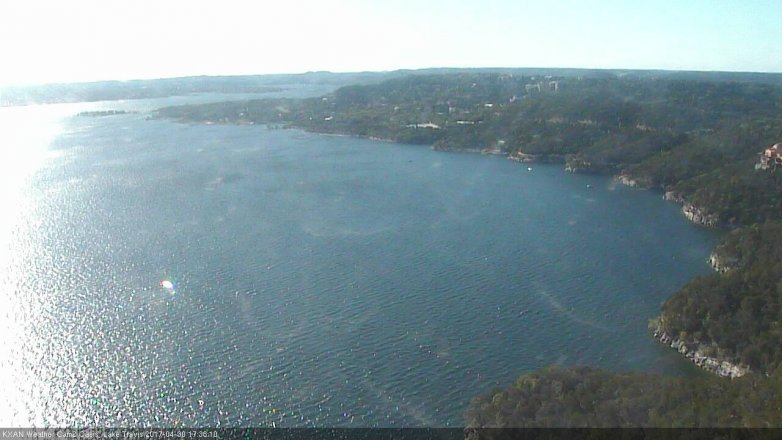 Lake Travis webcam, April 30, 2017 5:10 PM CT