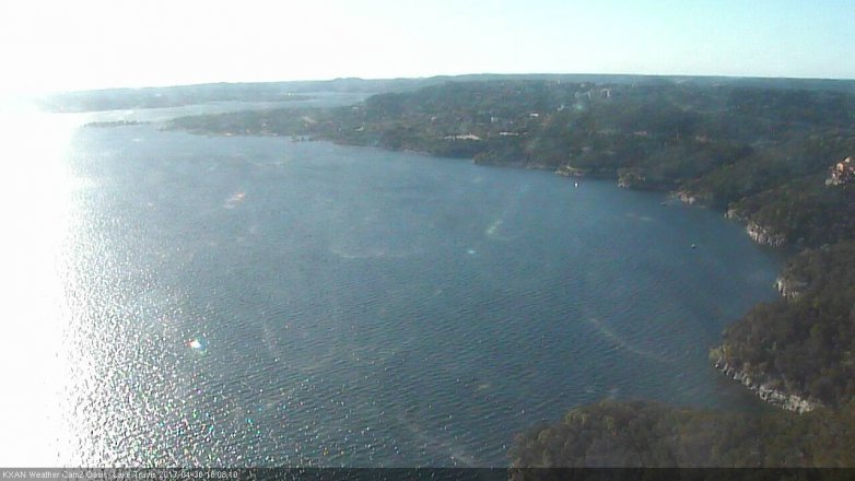 Lake Travis webcam, April 30, 2017 5:15 PM CT
