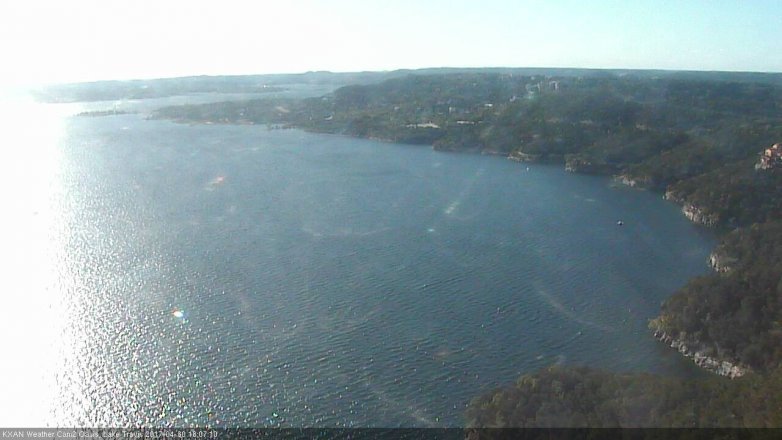 Lake Travis webcam, April 30, 2017 5:40 PM CT