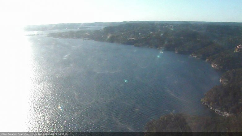 Lake Travis webcam, April 30, 2017 6:00 PM CT
