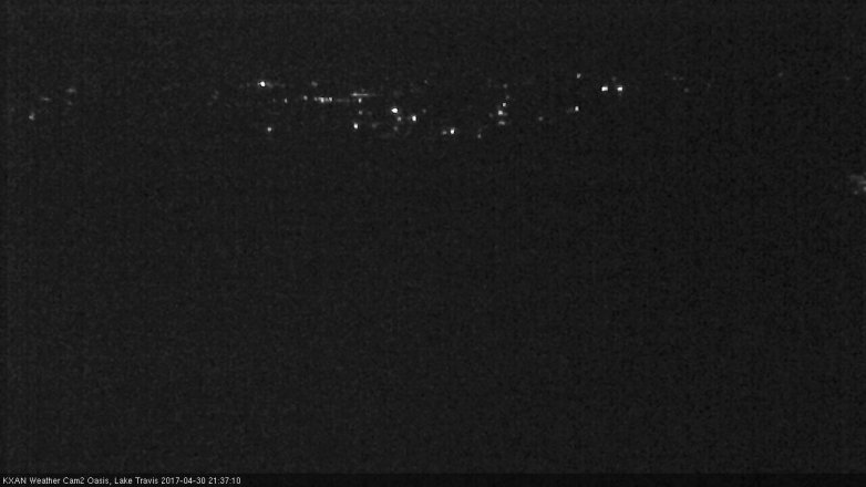 Lake Travis webcam, April 30, 2017 8:55 PM CT