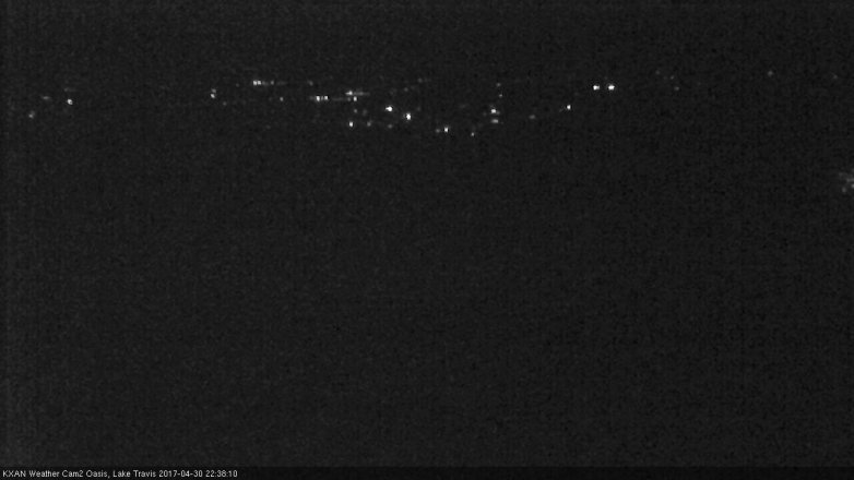 Lake Travis webcam, April 30, 2017 9:55 PM CT