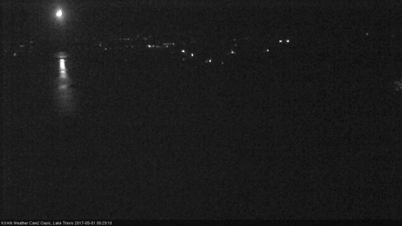 Lake Travis webcam, April 30, 2017 12:00 AM CT