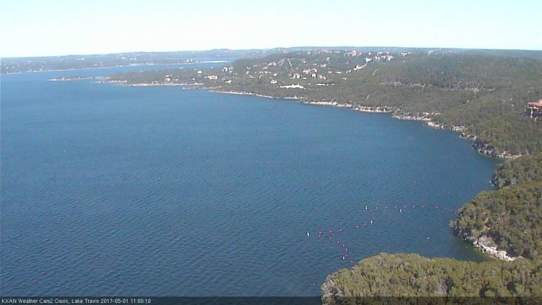 Lake Travis webcam, May 1, 2017 10:20 AM CT