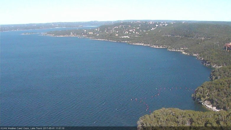 Lake Travis webcam, May 1, 2017 10:40 AM CT