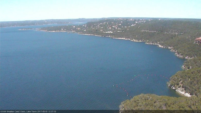 Lake Travis webcam, May 1, 2017 12:00 PM CT