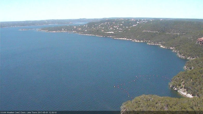 Lake Travis webcam, May 1, 2017 12:05 PM CT