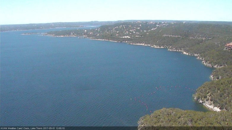 Lake Travis webcam, May 1, 2017 12:35 PM CT