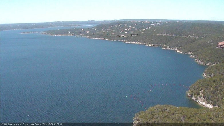 Lake Travis webcam, May 1, 2017 1:05 PM CT