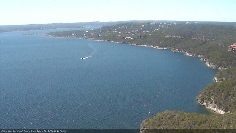 Lake Travis webcam, May 1, 2017 2:05 PM CT