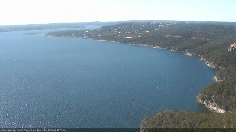 Lake Travis webcam, May 1, 2017 3:20 PM CT