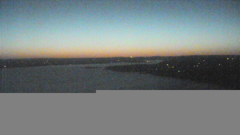 Lake Travis webcam, May 1, 2017 8:25 PM CT