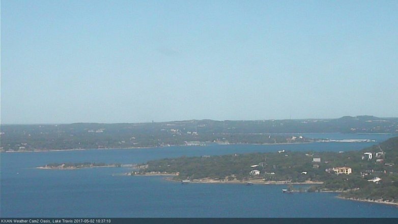 Lake Travis webcam, May 2, 2017 10:10 AM CT