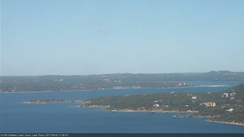Lake Travis webcam, May 2, 2017 10:20 AM CT