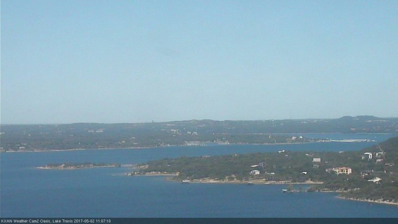 Lake Travis webcam, May 2, 2017 10:30 AM CT