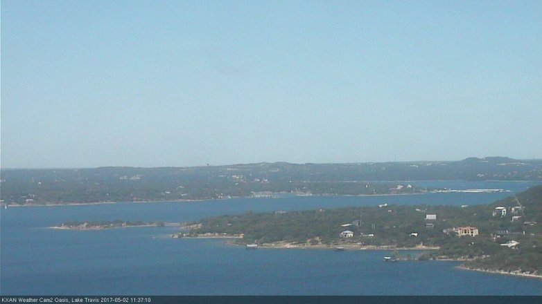 Lake Travis webcam, May 2, 2017 11:10 AM CT