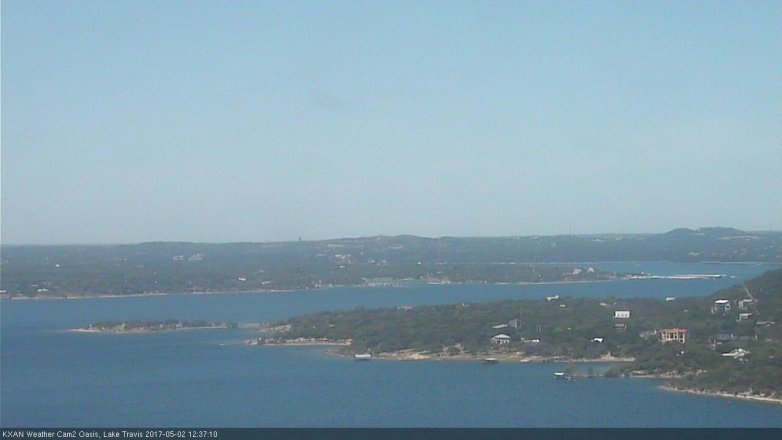 Lake Travis webcam, May 2, 2017 11:55 AM CT