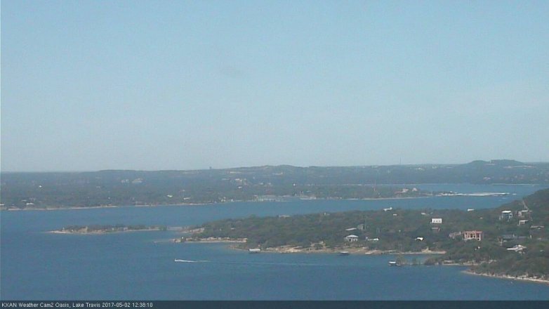Lake Travis webcam, May 2, 2017 12:00 PM CT