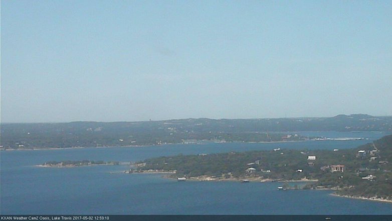 Lake Travis webcam, May 2, 2017 12:15 PM CT