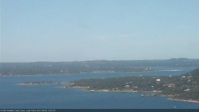 Lake Travis webcam, May 2, 2017 12:25 PM CT