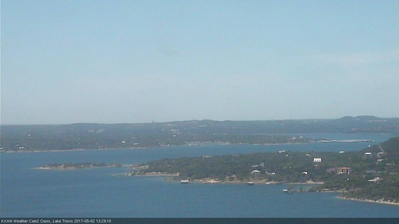 Lake Travis webcam, May 2, 2017 12:45 PM CT