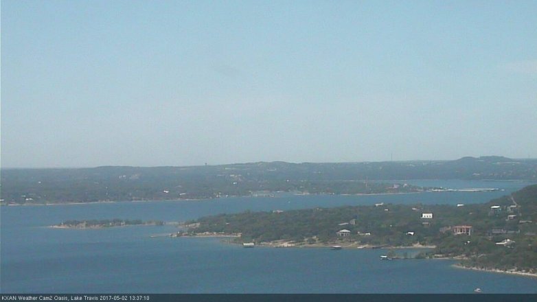 Lake Travis webcam, May 2, 2017 12:55 PM CT