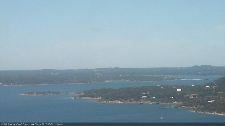 Lake Travis webcam, May 2, 2017 1:05 PM CT