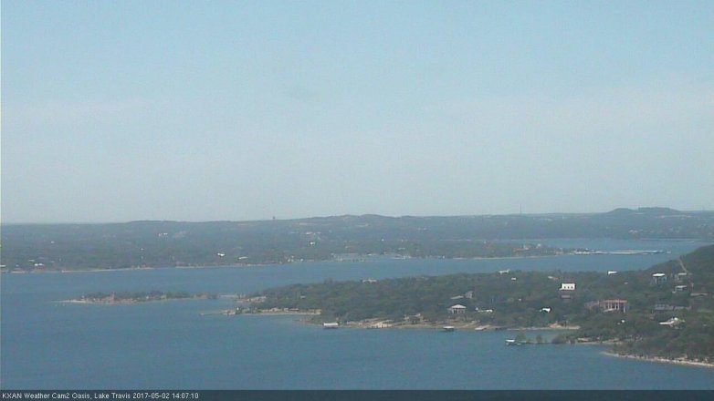 Lake Travis webcam, May 2, 2017 1:30 PM CT
