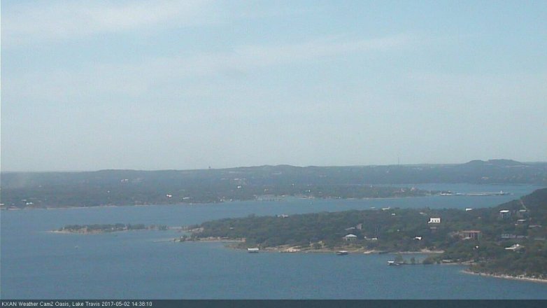 Lake Travis webcam, May 2, 2017 2:10 PM CT