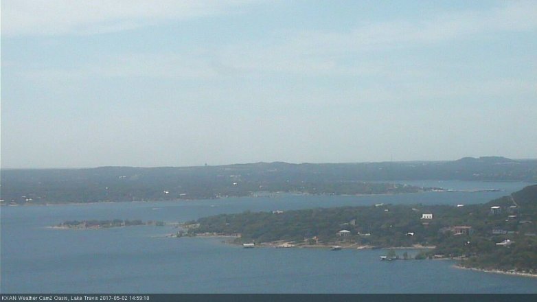Lake Travis webcam, May 2, 2017 2:20 PM CT