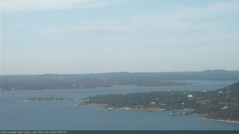 Lake Travis webcam, May 2, 2017 2:40 PM CT
