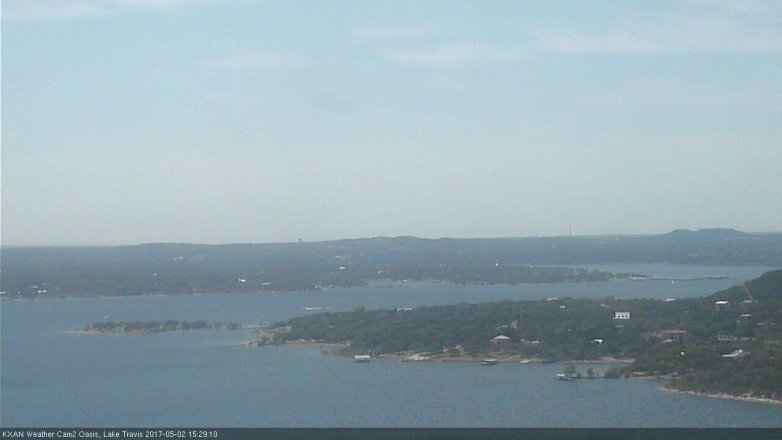 Lake Travis webcam, May 2, 2017 2:55 PM CT