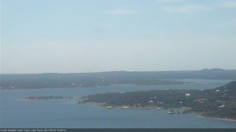 Lake Travis webcam, May 2, 2017 3:10 PM CT