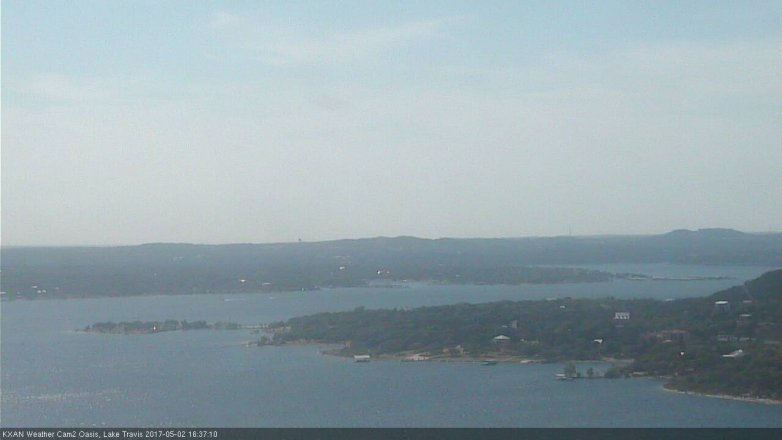 Lake Travis webcam, May 2, 2017 4:05 PM CT