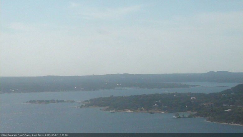 Lake Travis webcam, May 2, 2017 4:10 PM CT